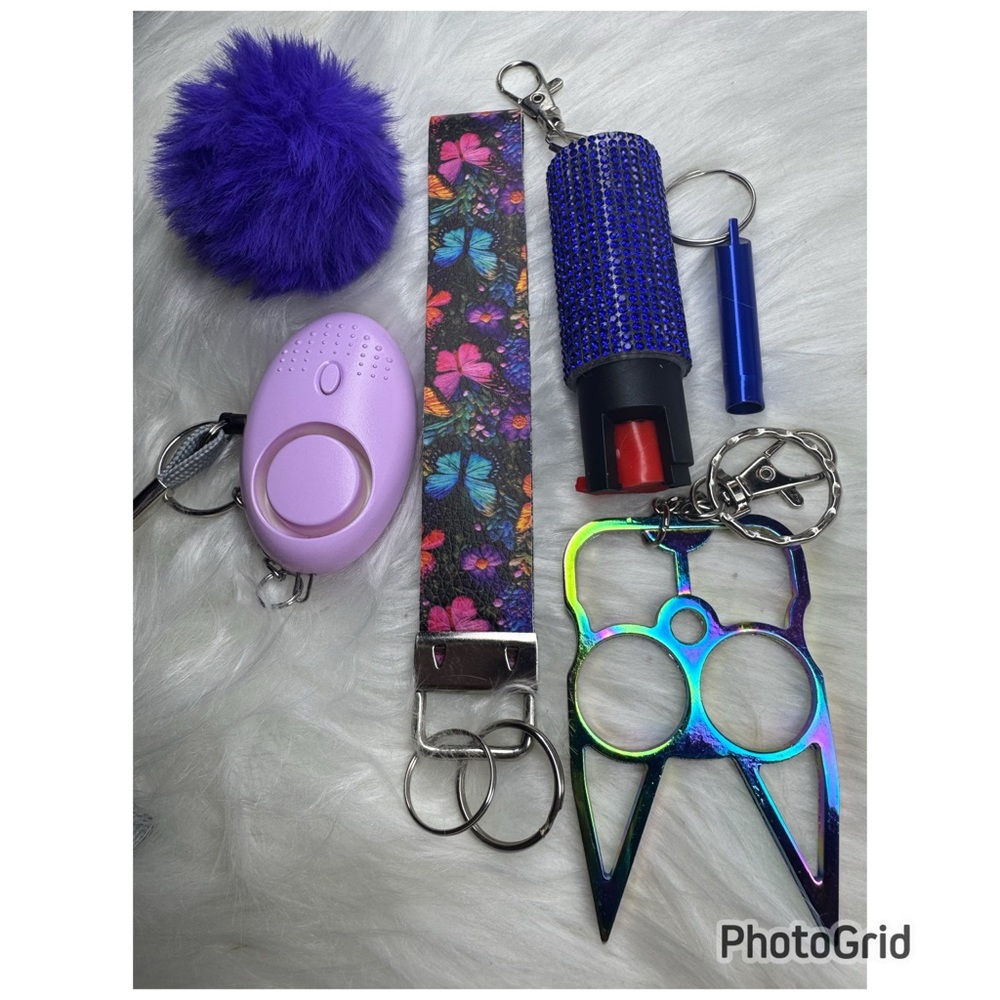 Colorful Safety Keychain Set